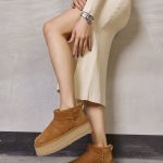 ALDA Brown Suede Leather Women's Boot