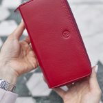 Oslo Red Leather Unisex Wallet