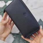 Oslo Black Leather Unisex Wallet