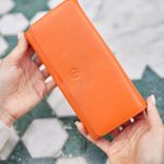 Amsterdam Orange Leather Women's Wallet