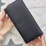 Amsterdam Black Leather Women's Wallet