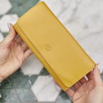 Amsterdam Yellow Leather Women's Wallet