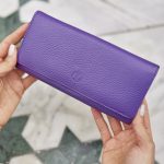 Amsterdam Purple Leather Women's Wallet