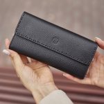 Paris Black Leather Women's Wallet
