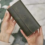 Paris Green Leather Women's Wallet