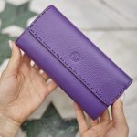 Paris Purple Leather Women's Wallet