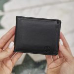 Kiev Black Leather Men's Wallet
