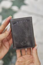 Berlin Gray Leather Men's Wallet