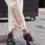 MARIPOSA Black Leather Women's Shoes