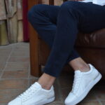 Luca White Leather Men's Sneakers