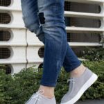 Tony Gray Suede Leather Men's Casual Shoes