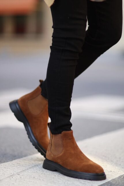 Devin Brown Leather Men's Boots