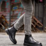 Austin Black Leather Men's Boots