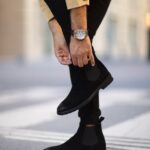 Adam Black Suede Leather Men's Boots