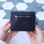 LONDON Black Leather Women's Wallet