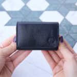 ROME Black Leather Women's Wallet