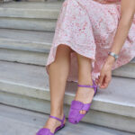 ROSIE Purple Leather Women's Sandal