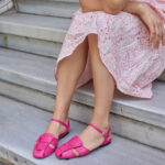 ROSIE Pink Leather Women's Sandal