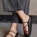 LOVE Black Leather Women's Slide (Copy)