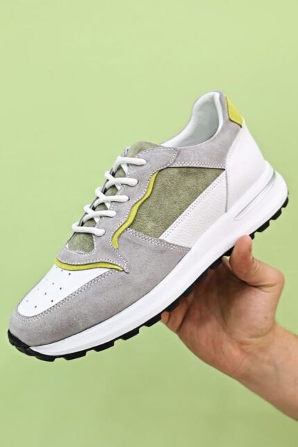 RIAN White Leather Men's Sneakers