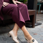 MICOLA Beige Leather Women's Pump