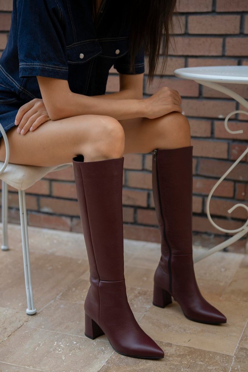 boden-bordo-hakiki-deri-cizme-ecenin-b-373626