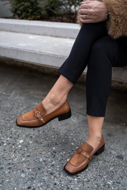 CECILIA Brown Leather Women's Loafer