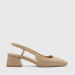 VARDA Nude Leather Women's Pump
