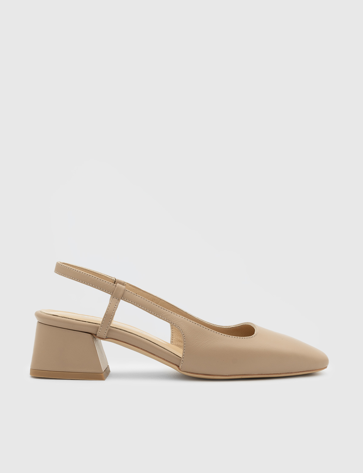 24 VARDA Nude Leather Women's Pump - Image 1