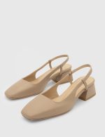 VARDA Nude Leather Women's Pump - Image 2