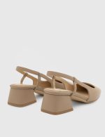 VARDA Nude Leather Women's Pump - Image 4