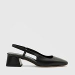 VARDA Black Leather Women's Pump