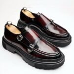COLIN Burgundy Leather Men's Classic Shoes