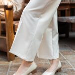 TATIANA Beige Leather Women's Pump