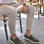 DEAN Green Leather Men's Loafer