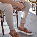 STUART Brown Leather Men's Loafer