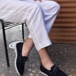 JOREN Blue Leather Men's Loafers