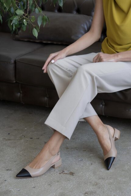 ROSIER Nude Leather Women's Sandal