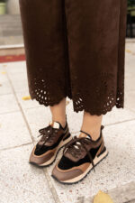 GWENNA Brown Leather Women's Sneaker - Image 2