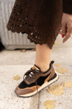 GWENNA Brown Leather Women's Sneaker - Image 5