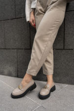 AZALEA Mink Leather Women's Loafer - Image 3