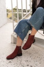 IVY Red Suede Leather Women's Boot - Image 5