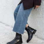 JESSIE Black Leather Women's Boot