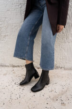 NAYLA Black Leather Women's Boot - Image 5