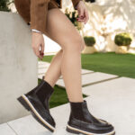 EMMA Brown Leather Women's Boot