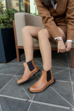 OLYMPIA Brown Leather Women's Boot - Image 2
