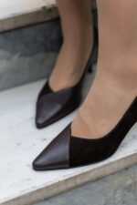 KELLY Brown Leather Women's Stiletto - Image 4