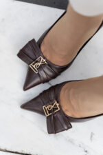 BOWA Brown Leather Women's Stiletto - Image 5