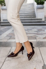 ARSIN Burgundy Leather Women's Stiletto - Image 3
