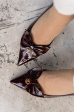 ARSIN Burgundy Leather Women's Stiletto - Image 5